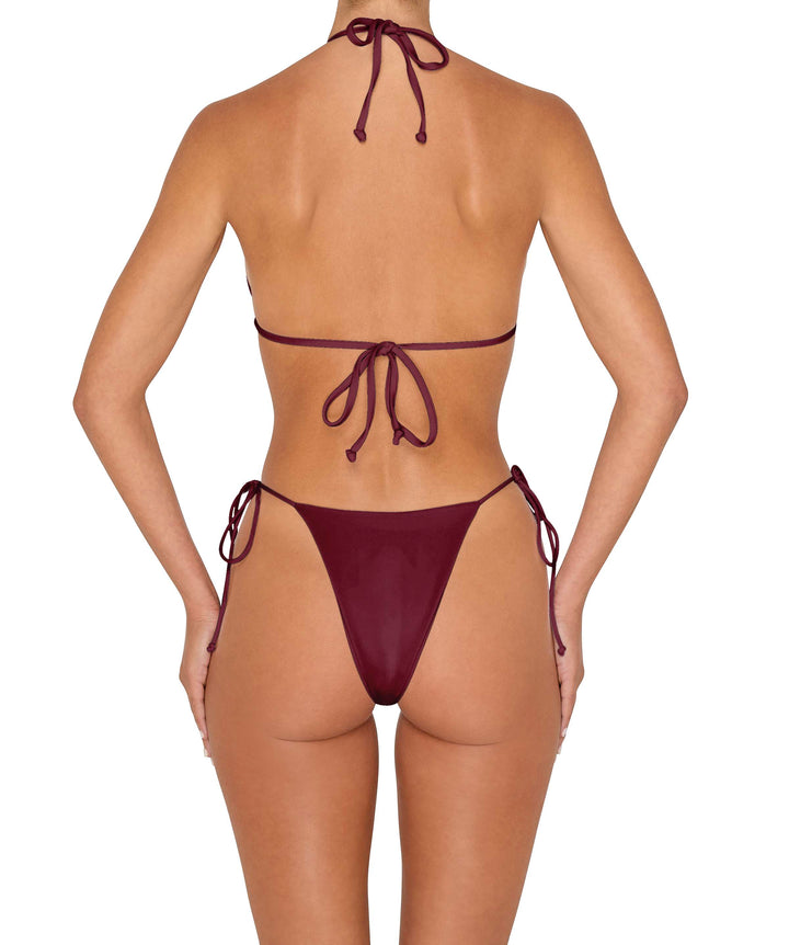 BSWS-B146 Tie Side Flower Crochet Cheeky Bottom