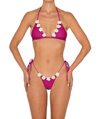 BSWS-T146 Triangle Top With Flower Crochet