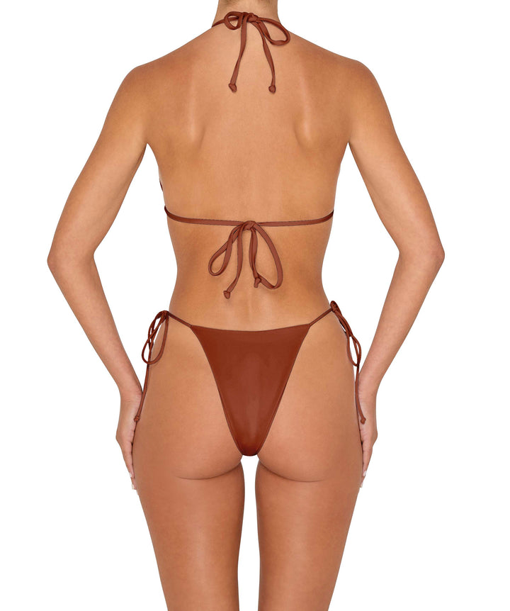 BSWS-B146 Tie Side Flower Crochet Cheeky Bottom