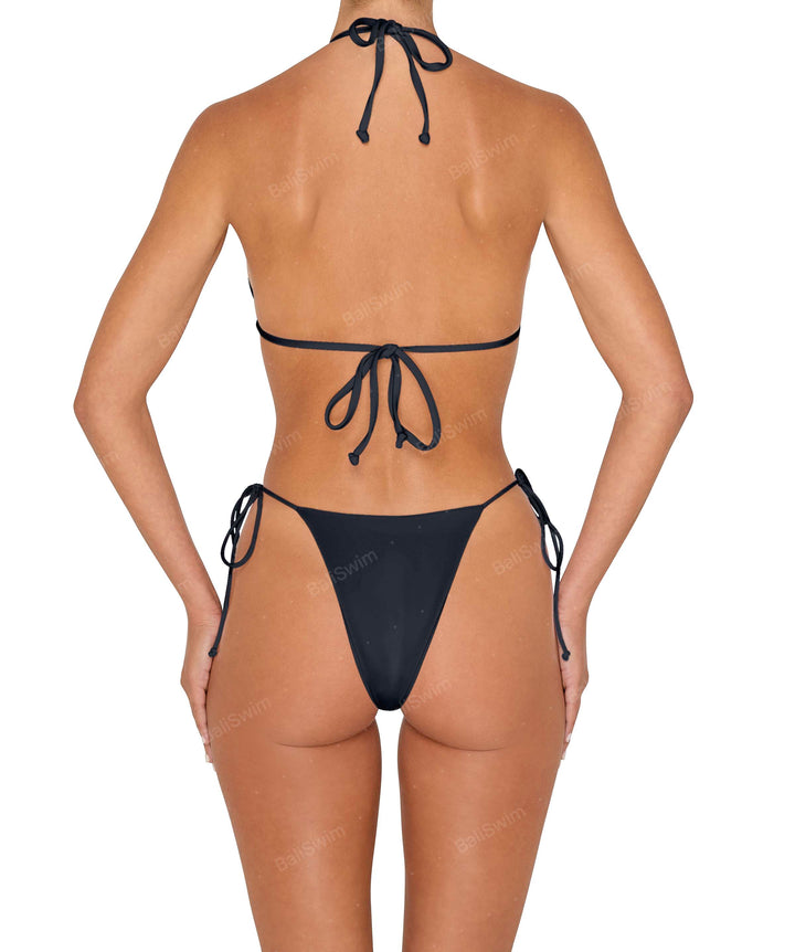 BSWS-B146 Tie Side Flower Crochet Cheeky Bottom