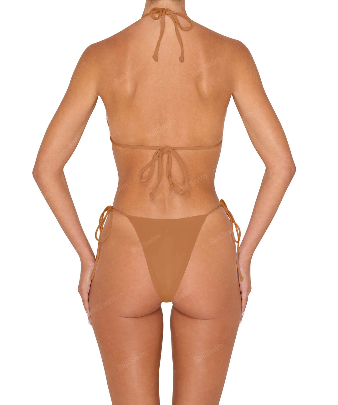 BSWS-B146 Tie Side Flower Crochet Cheeky Bottom