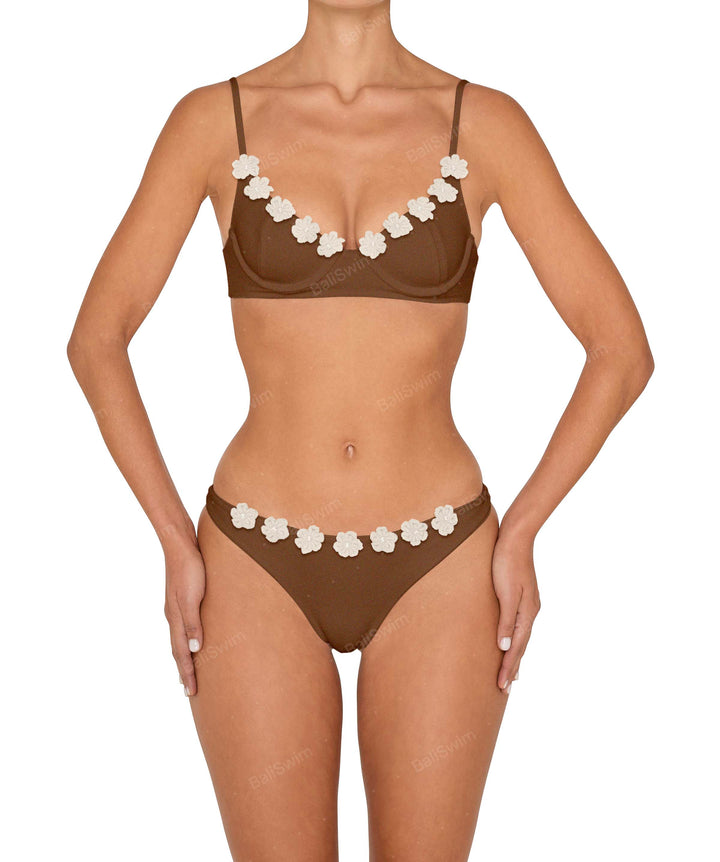 BSWS-B147 Classic Seamless Bottom With Flower Crochet