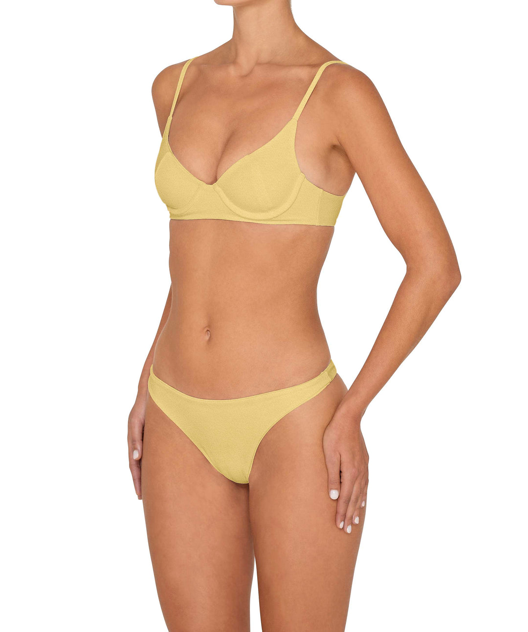BSWS-T147 Underwire Top With Flower Crochet
