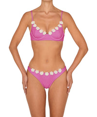 BSWS-B147 Classic Seamless Bottom With Flower Crochet