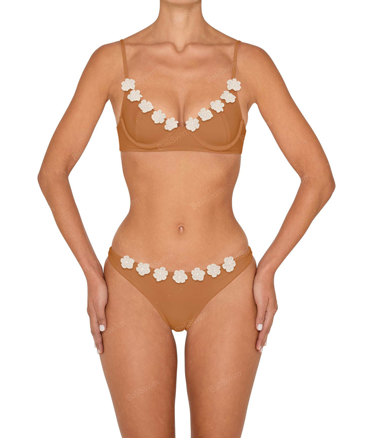 BSWS-B147 Classic Seamless Bottom With Flower Crochet