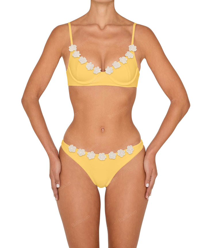 BSWS-B147 Classic Seamless Bottom With Flower Crochet