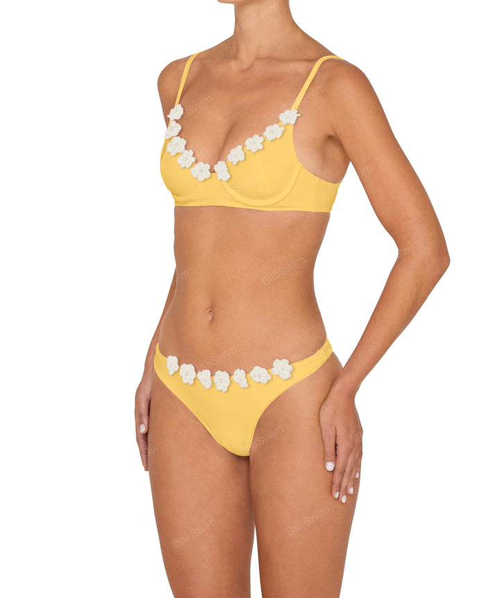 BSWS-B147 Classic Seamless Bottom With Flower Crochet