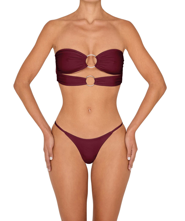 BSWS-T149 Double O Ring Center Bandeau Top