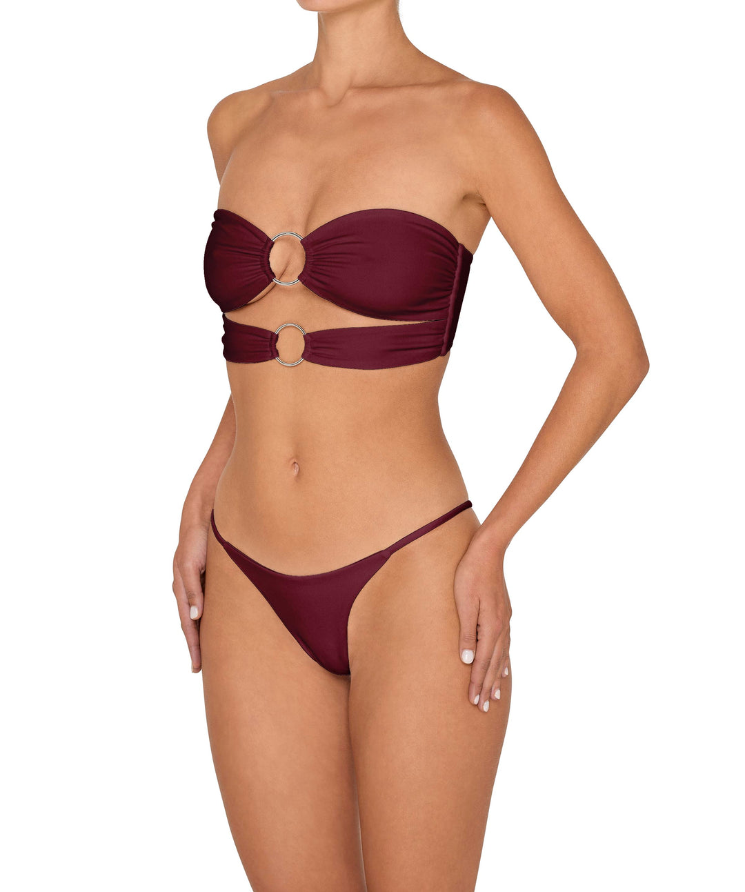 BSWS-T149 Double O Ring Center Bandeau Top
