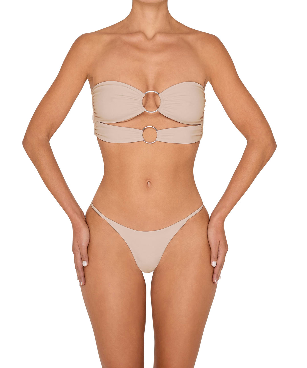 BSWS-B149 Curved Waist High Leg Bottom