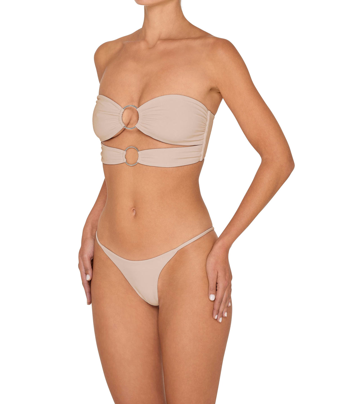 BSWS-B149 Curved Waist High Leg Bottom
