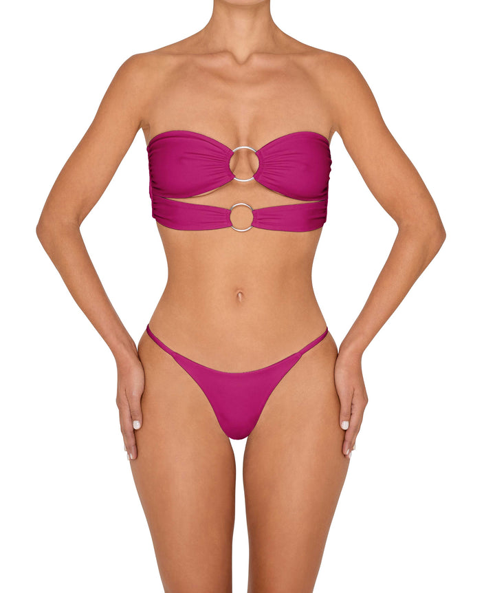 BSWS-T149 Double O Ring Center Bandeau Top