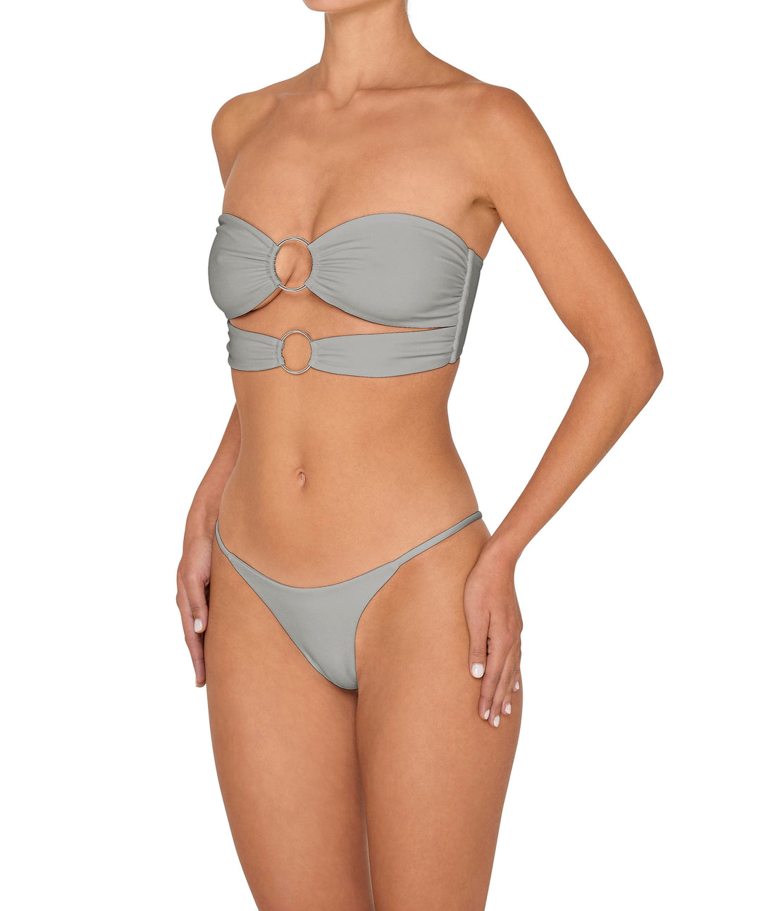 BSWS-B149 Curved Waist High Leg Bottom