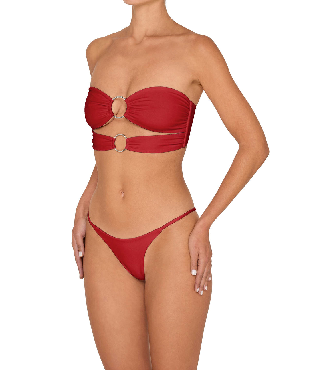 BSWS-T149 Double O Ring Center Bandeau Top