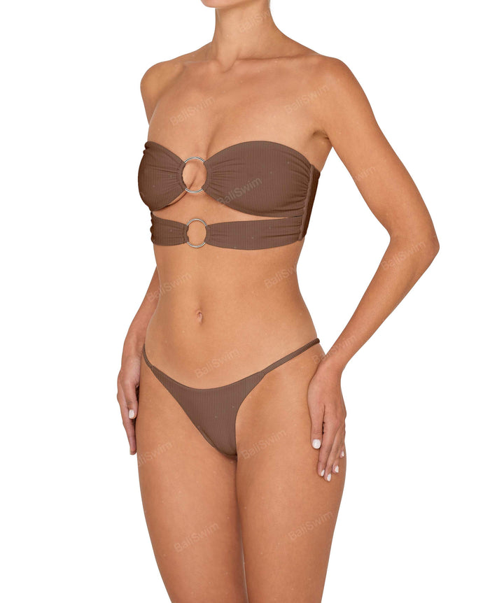 BSWS-B149 Curved Waist High Leg Bottom