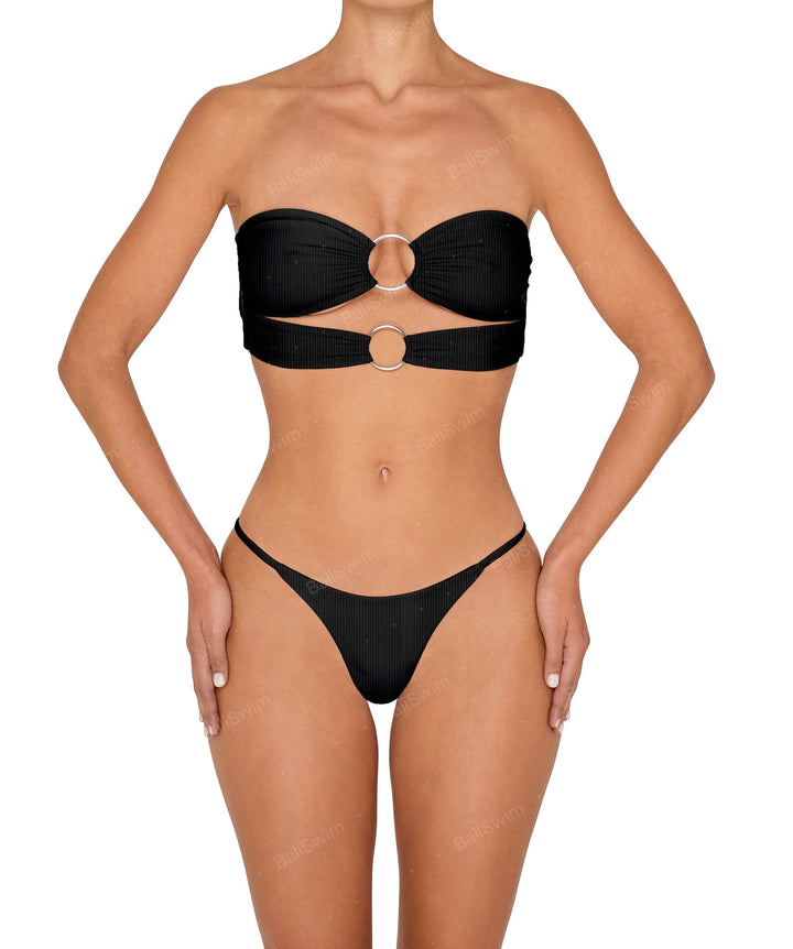 BSWS-B149 Curved Waist High Leg Bottom