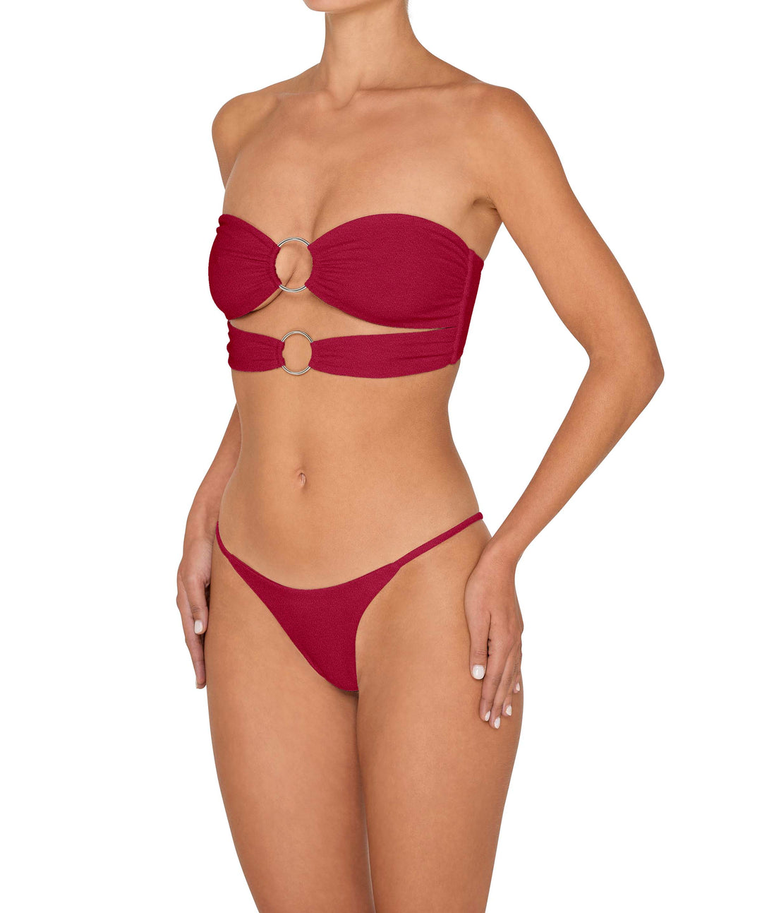 BSWS-T149 Double O Ring Center Bandeau Top
