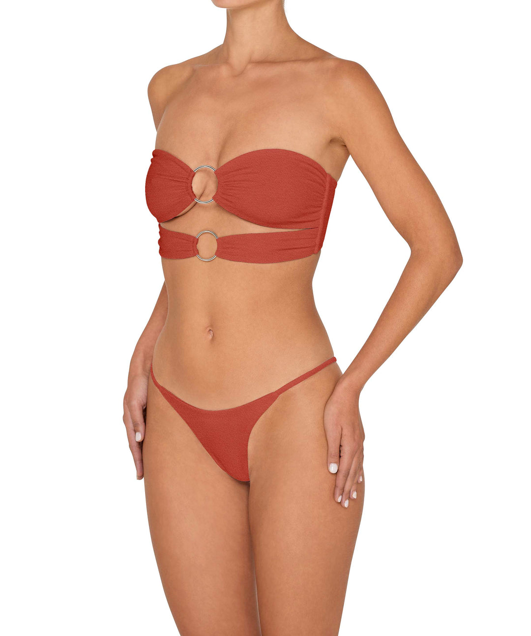 BSWS-T149 Double O Ring Center Bandeau Top
