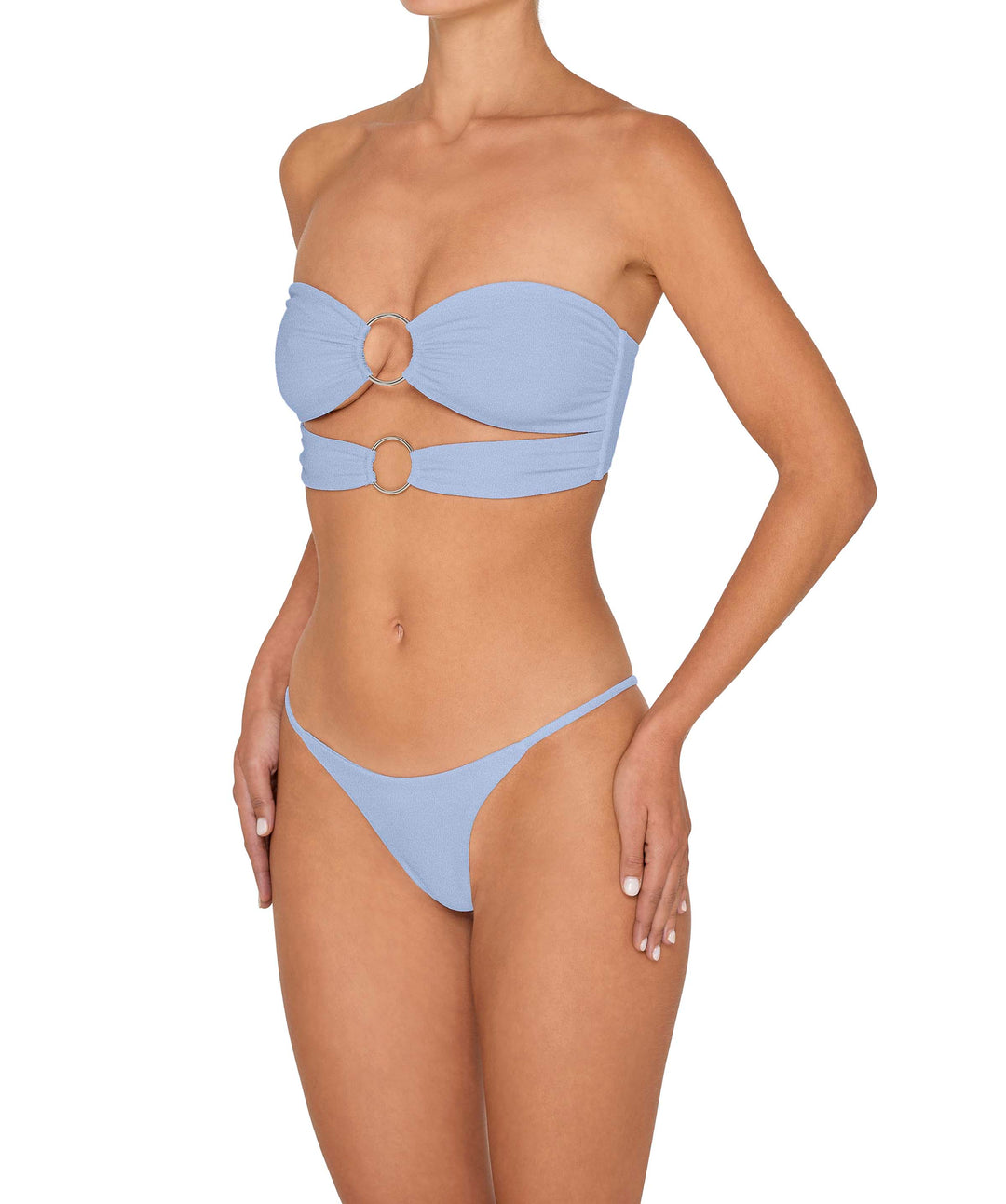 BSWS-B149 Curved Waist High Leg Bottom