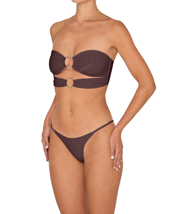 BSWS-B149 Curved Waist High Leg Bottom
