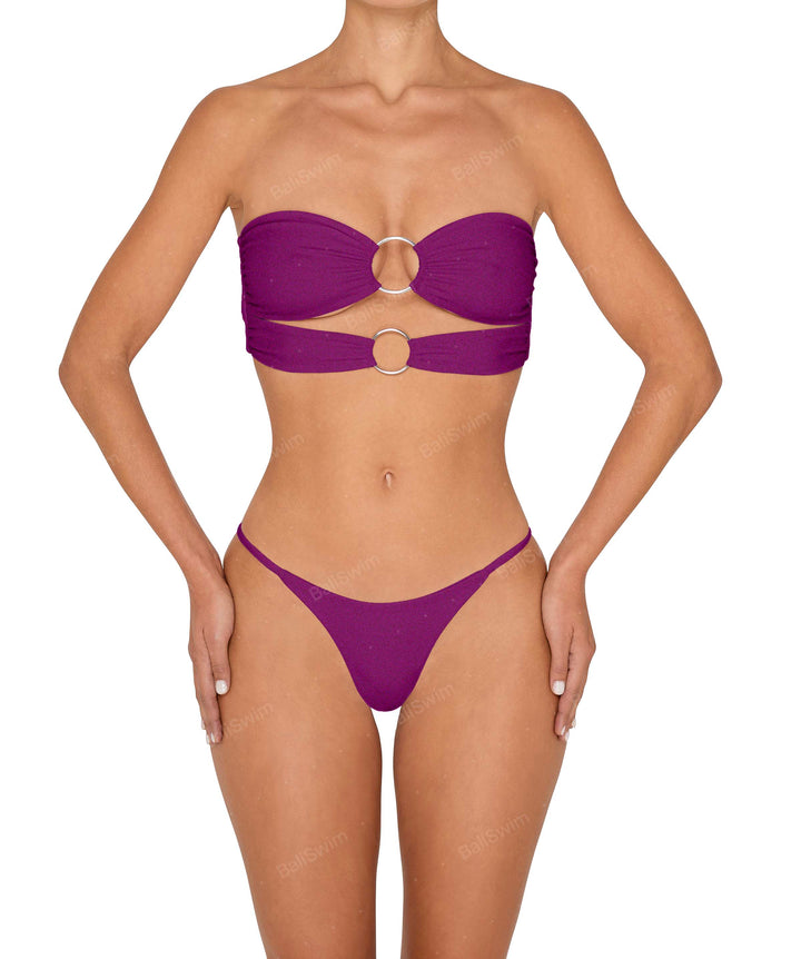 BSWS-B149 Curved Waist High Leg Bottom