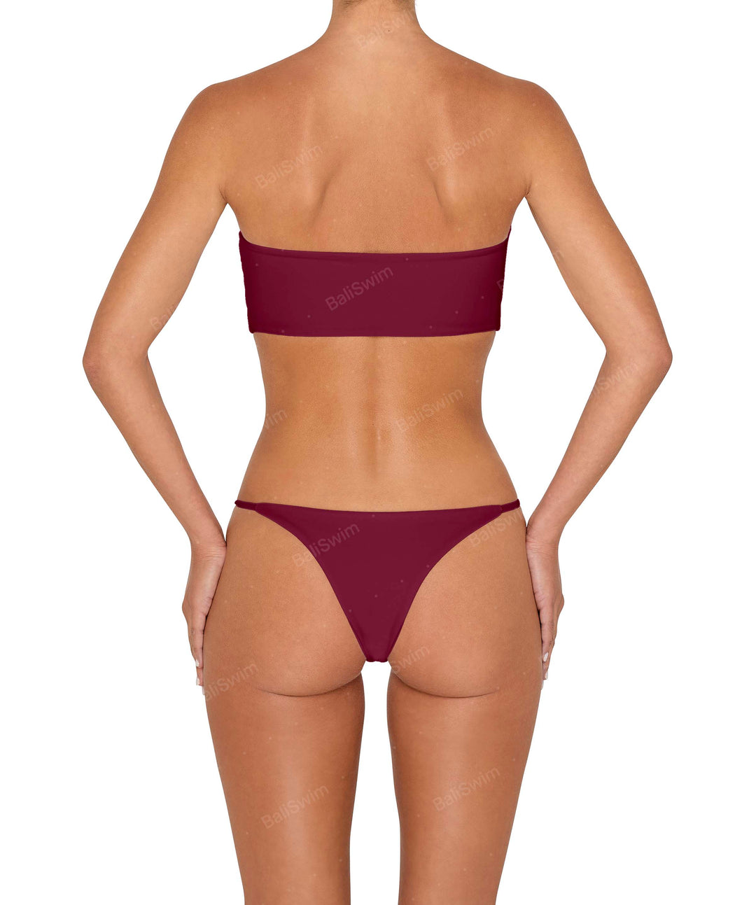 BSWS-B149 Curved Waist High Leg Bottom