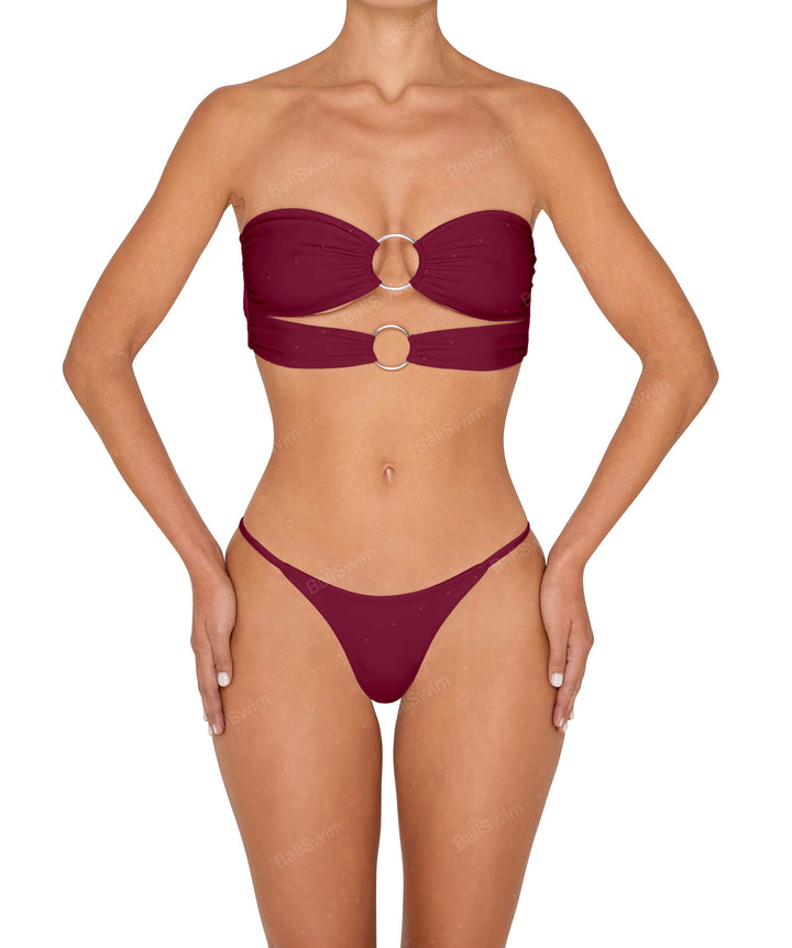 BSWS-B149 Curved Waist High Leg Bottom