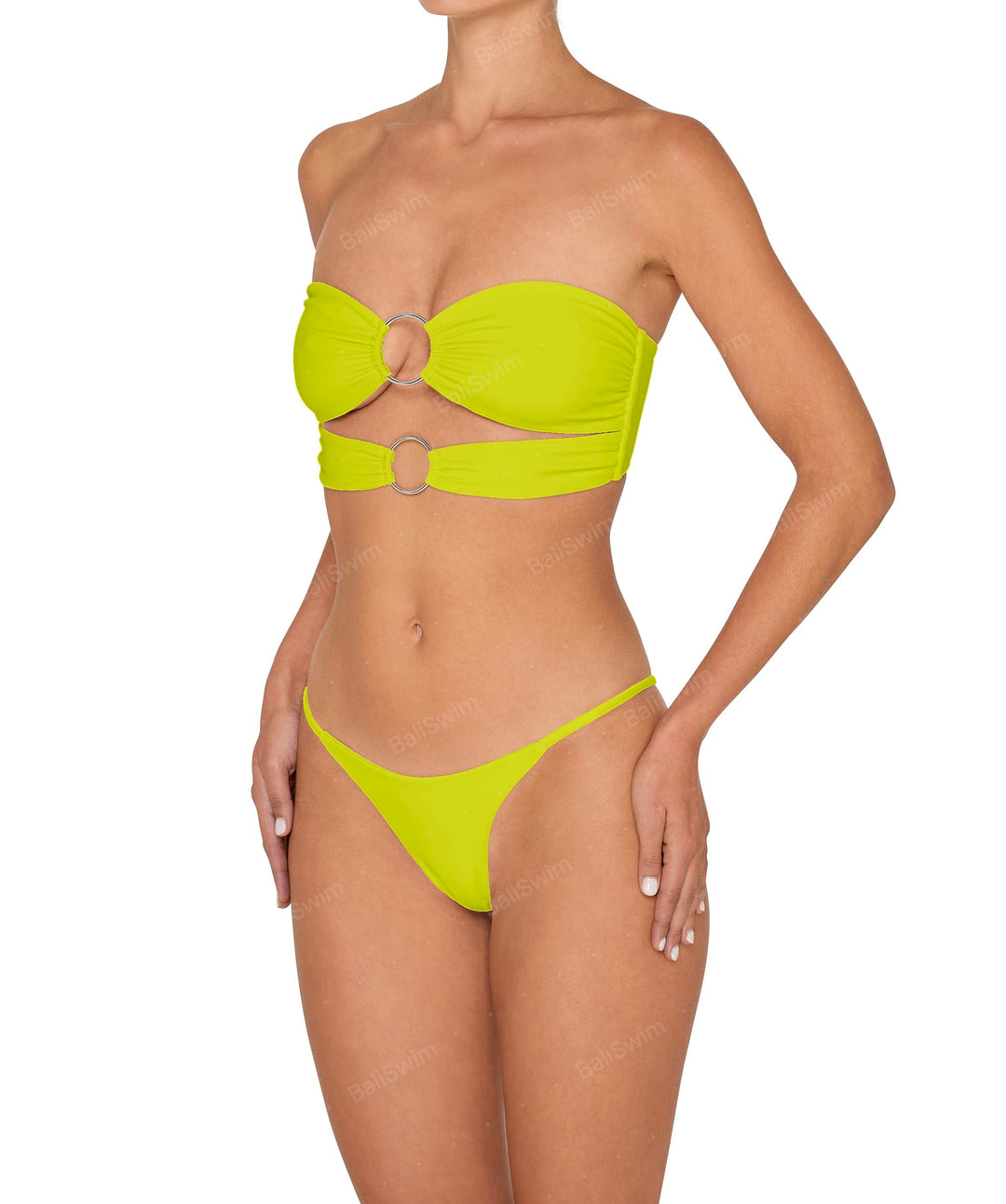 BSWS-B149 Curved Waist High Leg Bottom