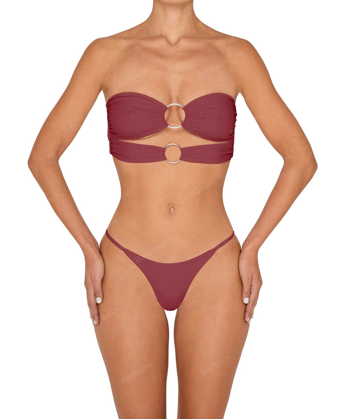 BSWS-B149 Curved Waist High Leg Bottom