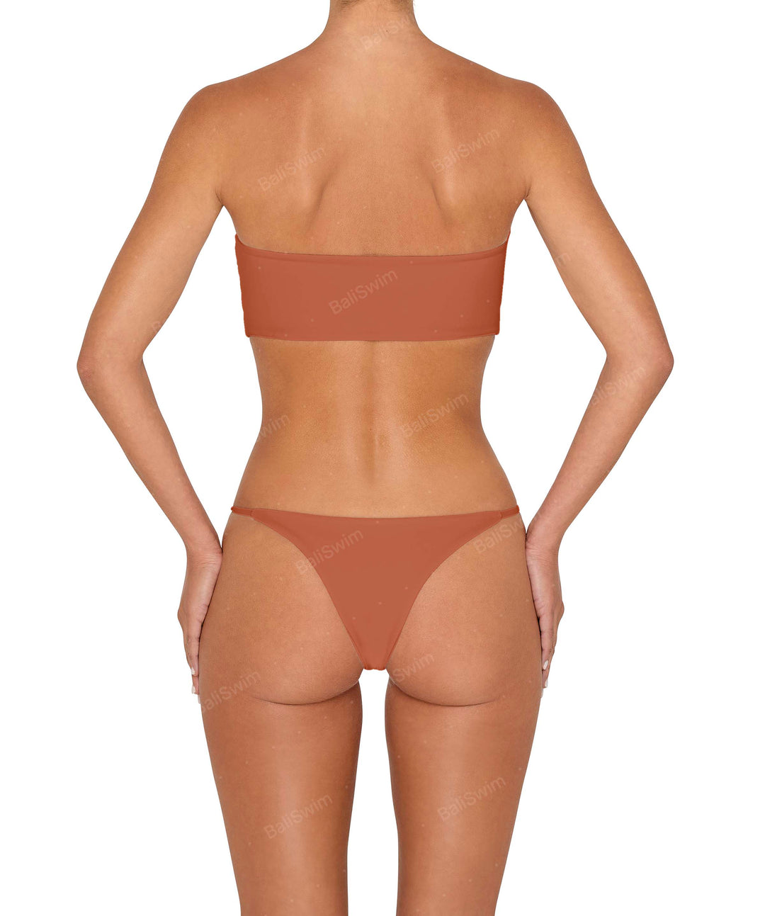 BSWS-B149 Curved Waist High Leg Bottom