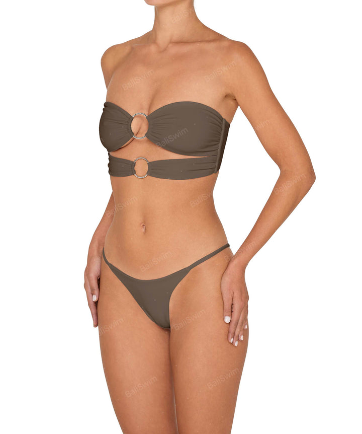 BSWS-B149 Curved Waist High Leg Bottom
