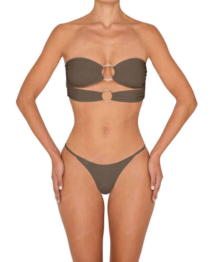 BSWS-B149 Curved Waist High Leg Bottom