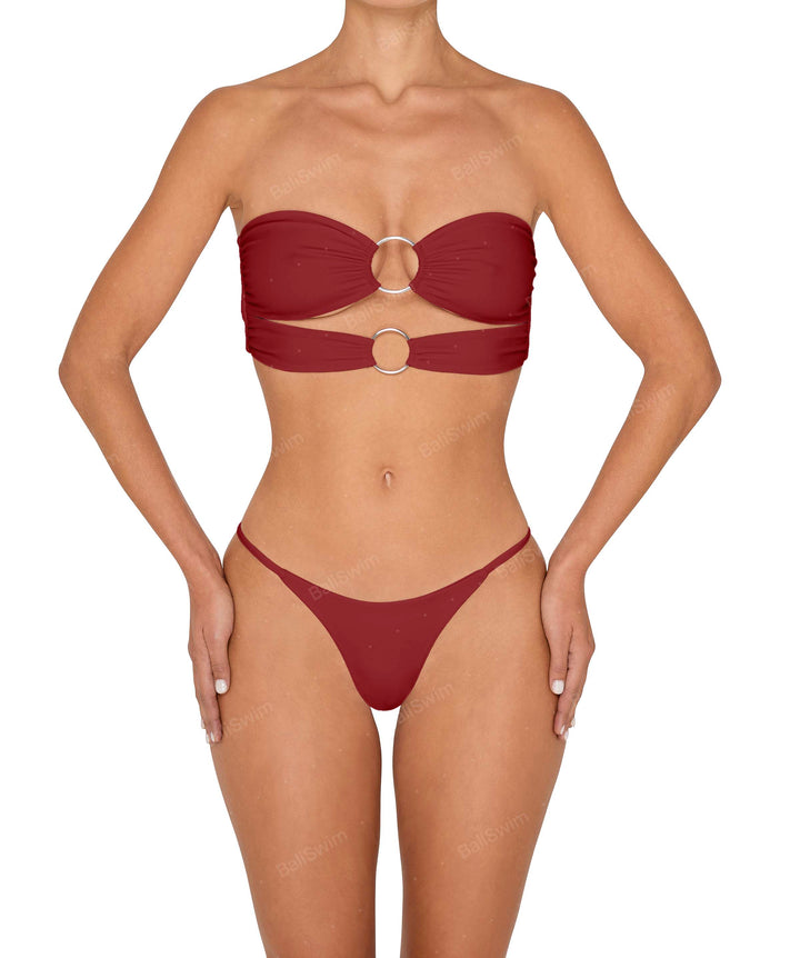 BSWS-T149 Double O Ring Bandeau Top