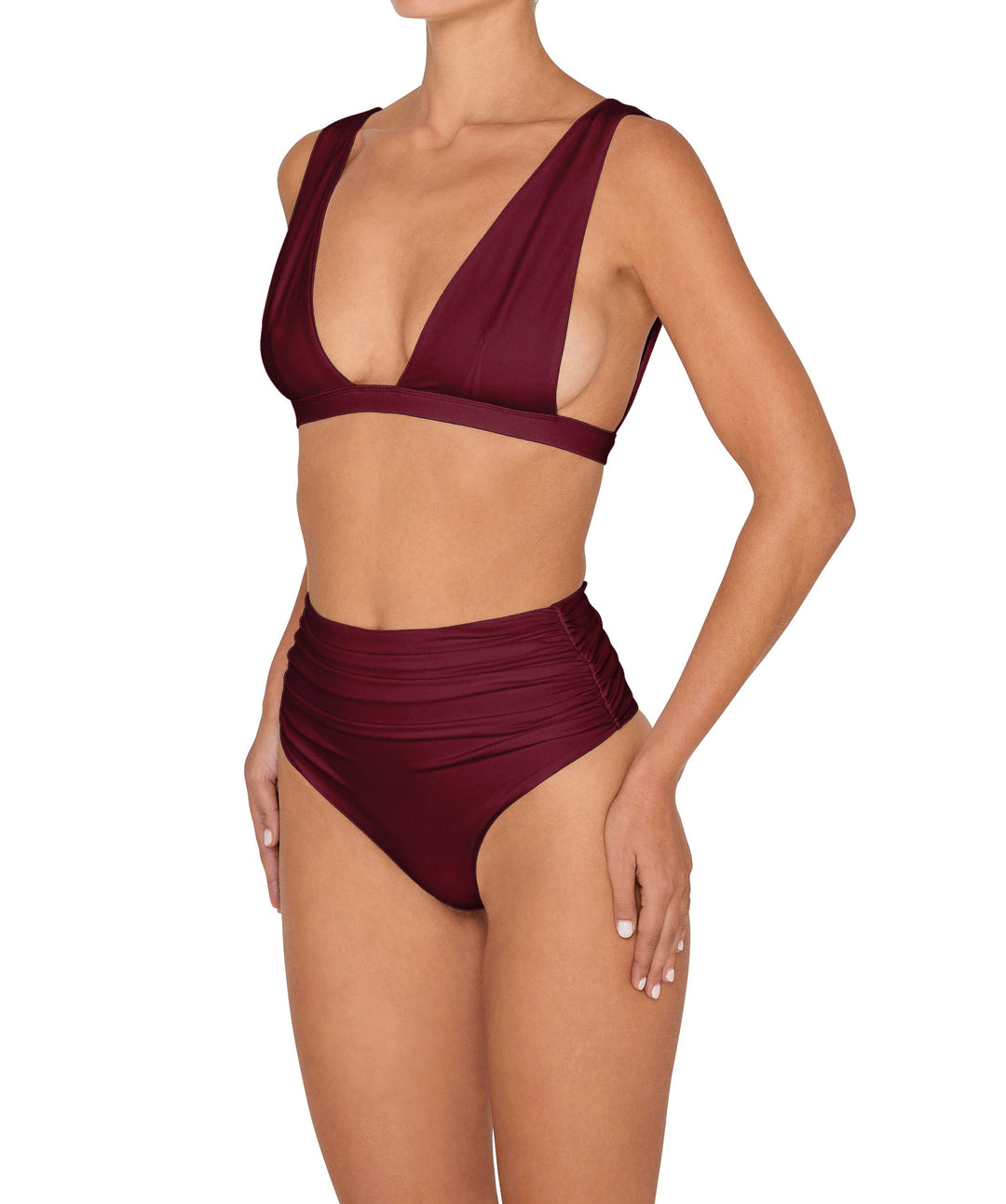 BSWS-T150 Hi-Line Top With Underbust Band & Back Clasp