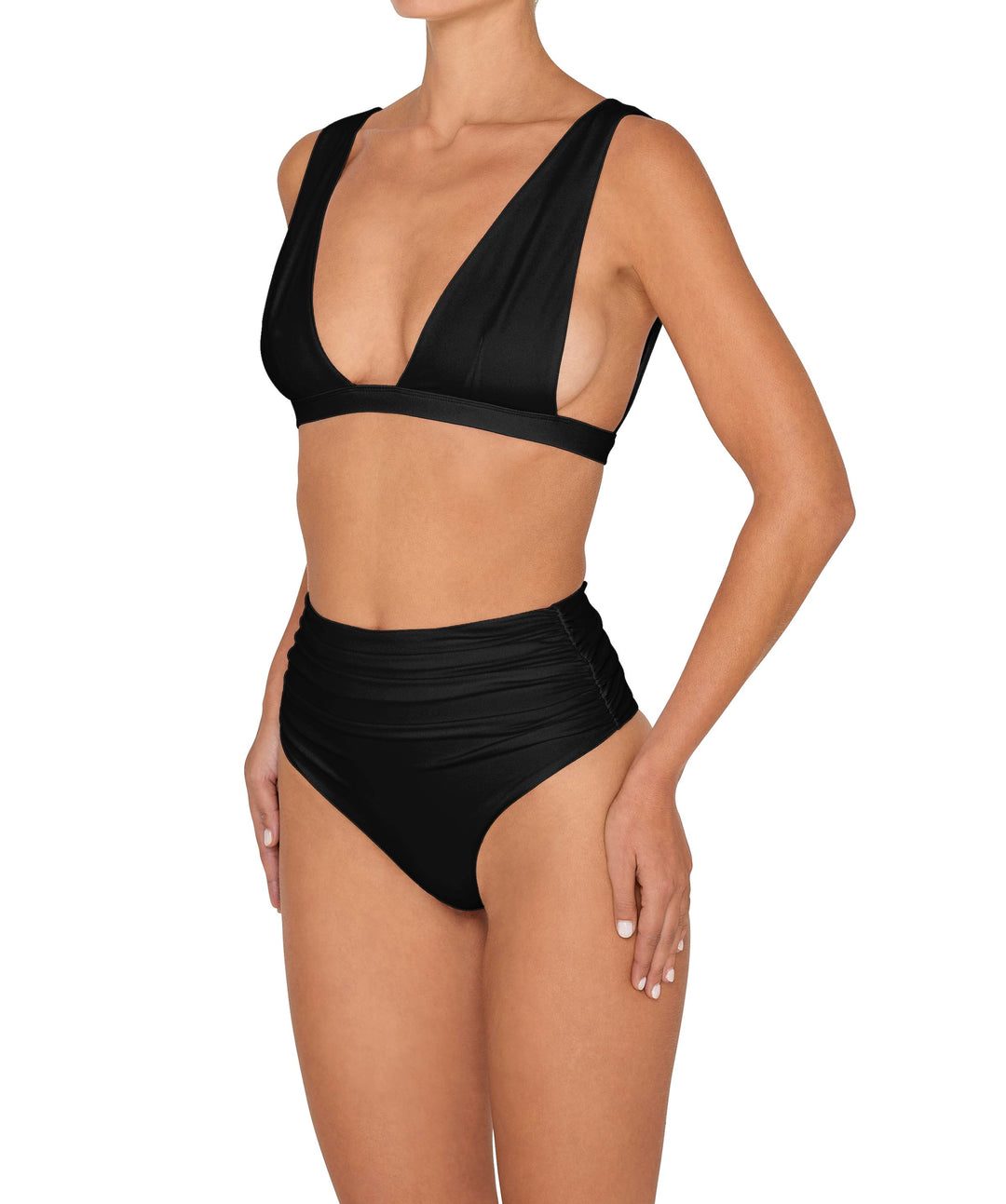 BSWS-T150 Hi-Line Top With Underbust Band & Back Clasp
