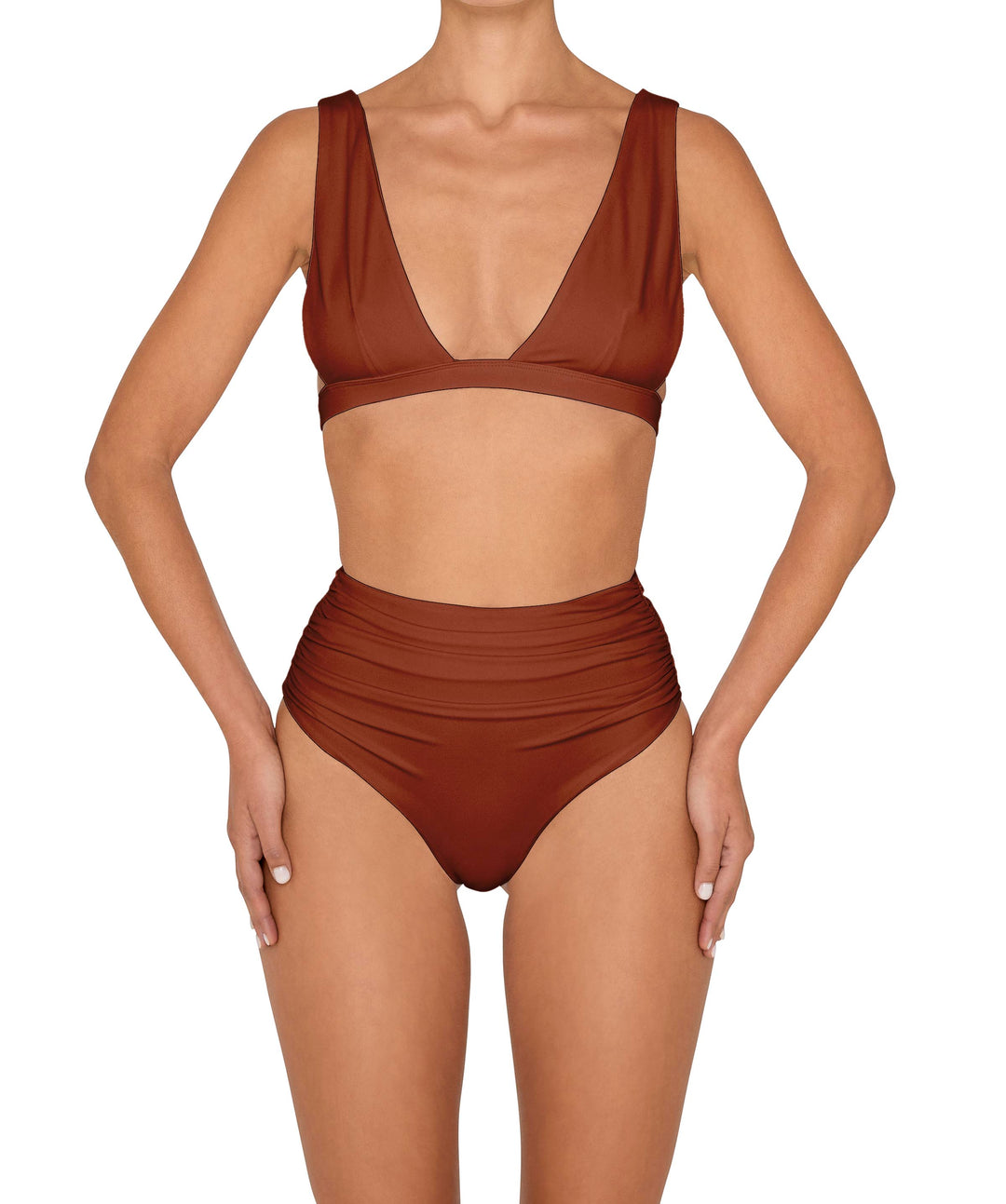 BSWS-T150 Hi-Line Top With Underbust Band & Back Clasp