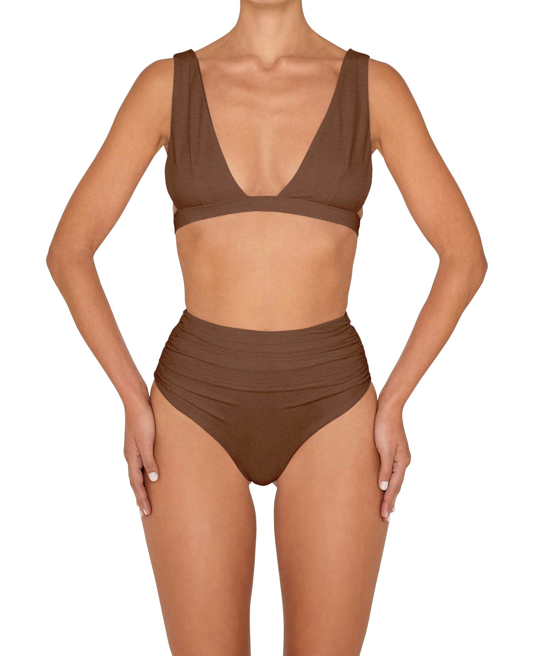 BSWS-T150 Hi-Line Top With Underbust Band & Back Clasp