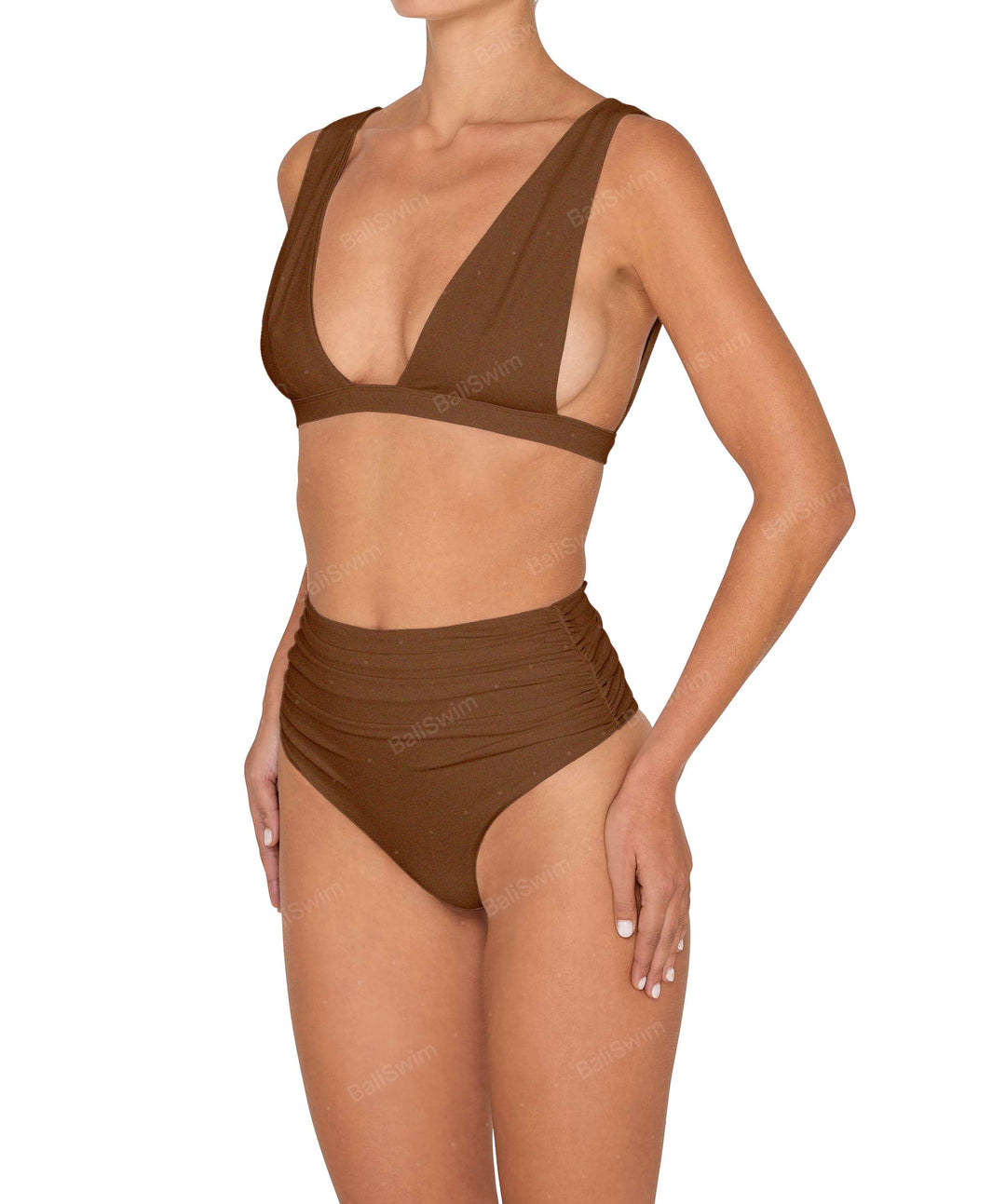 BSWS-T150 Hi-Line Top With Underbust Band & Back Clasp