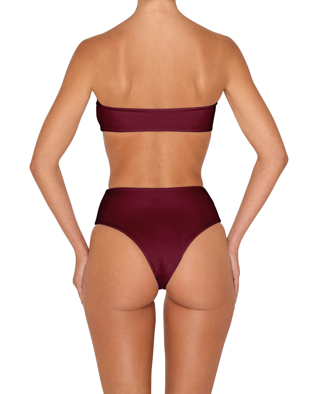 BSWS-T152 Center Front Shirred Bandeau Top
