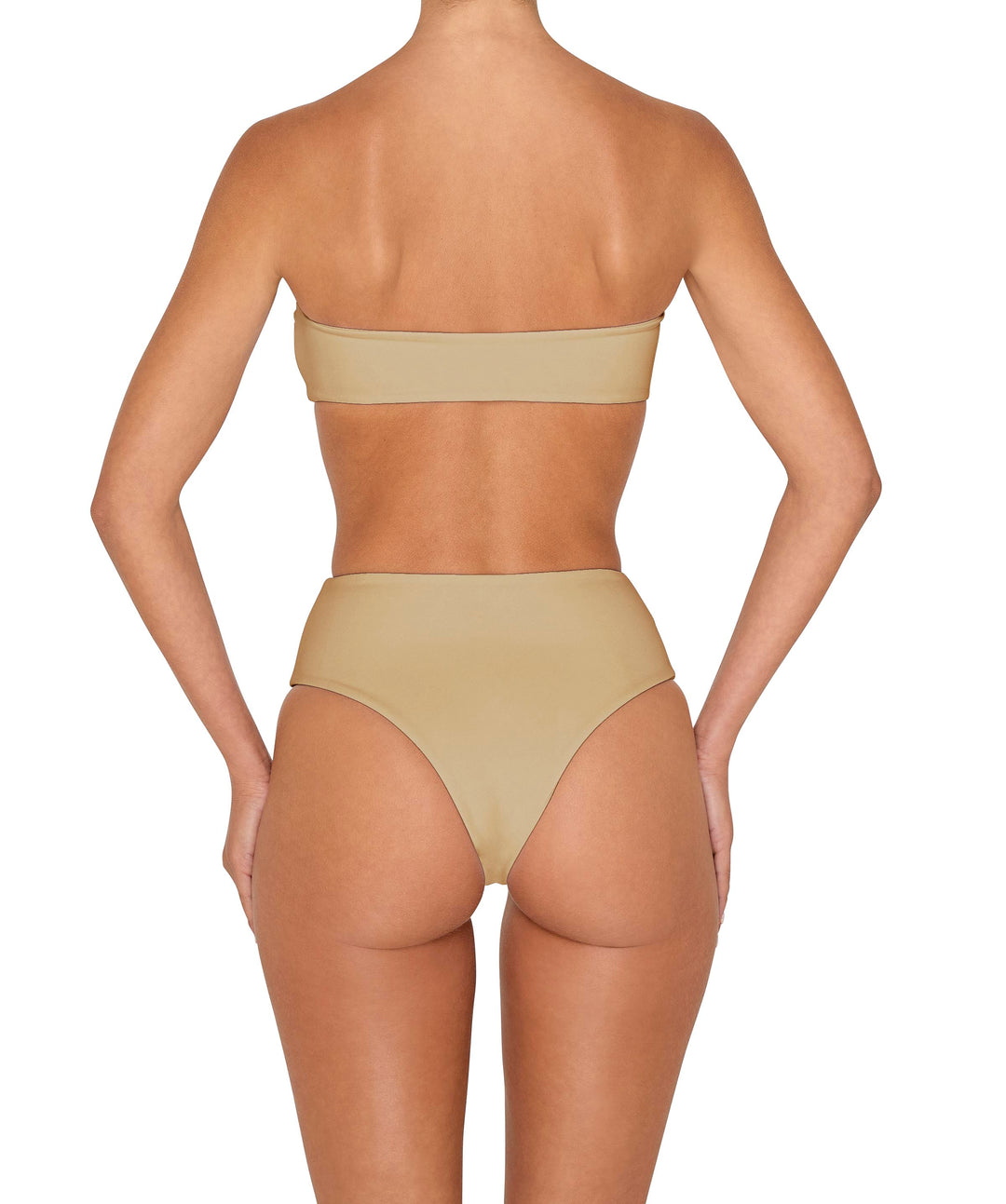 BSWS-T152 Center Front Shirred Bandeau Top