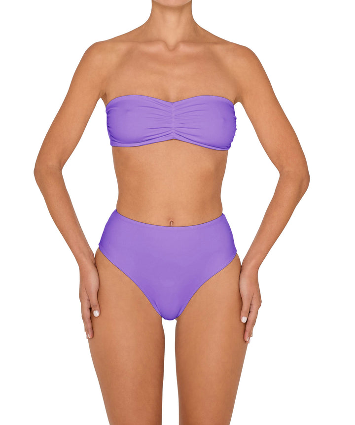 BSWS-T152 Center Front Shirred Bandeau Top