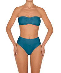 BSWS-T152 Center Front Shirred Bandeau Top