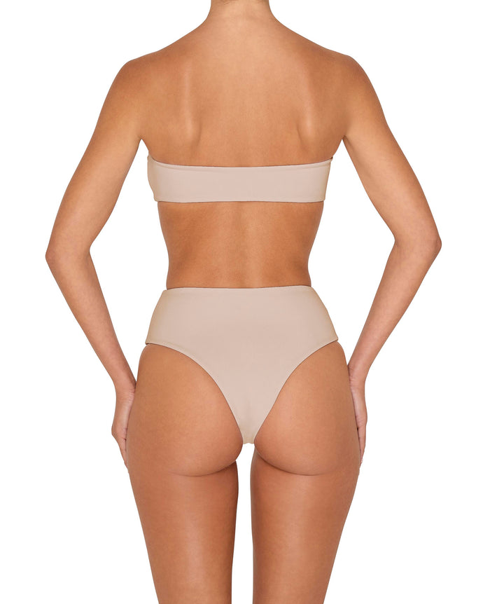 BSWS-T152 Center Front Shirred Bandeau Top