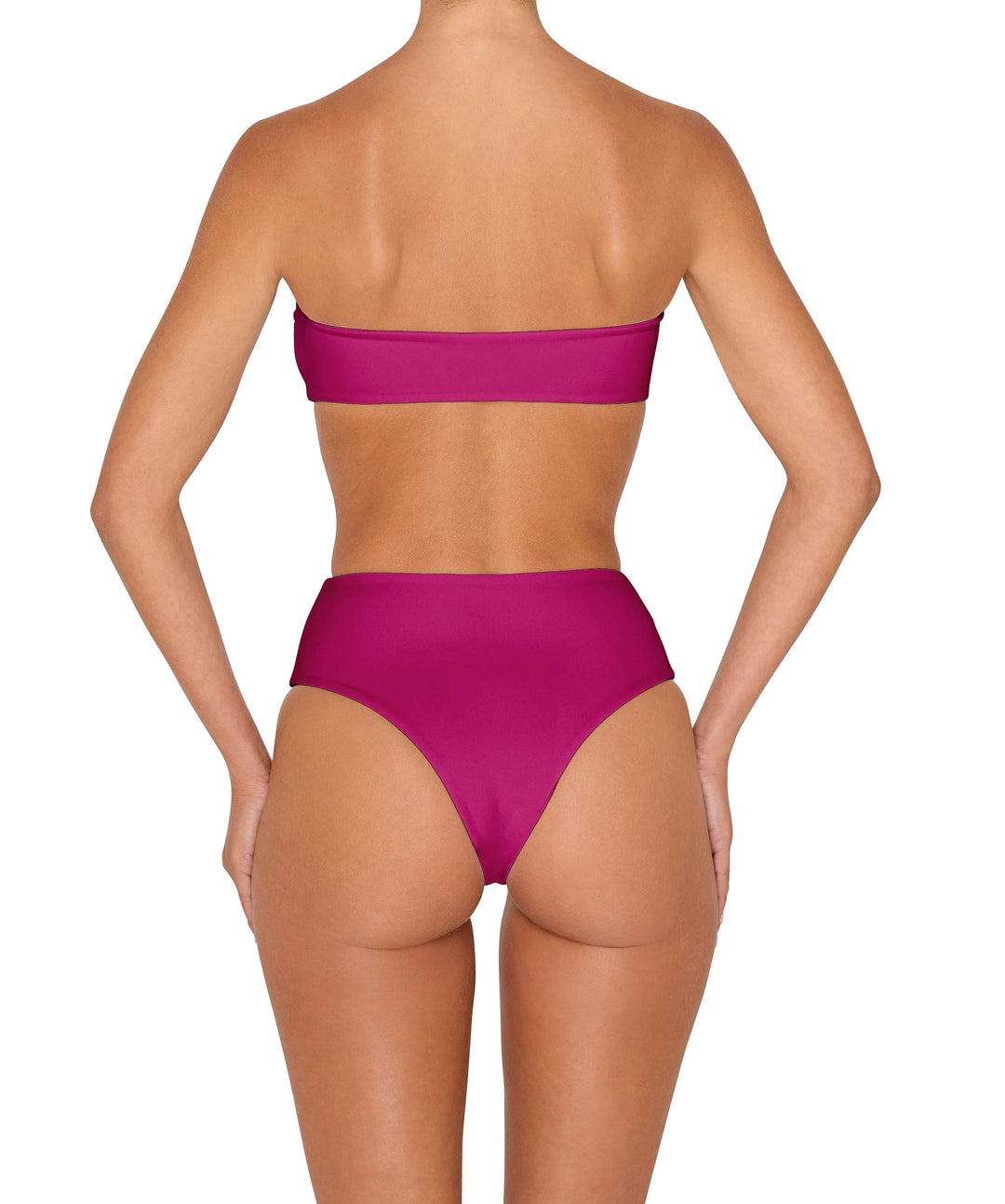 BSWS-T152 Center Front Shirred Bandeau Top