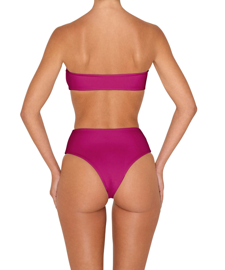 BSWS-T152 Center Front Shirred Bandeau Top