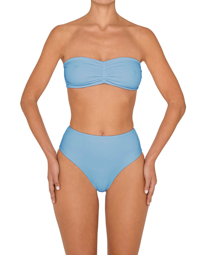 BSWS-T152 Center Front Shirred Bandeau Top