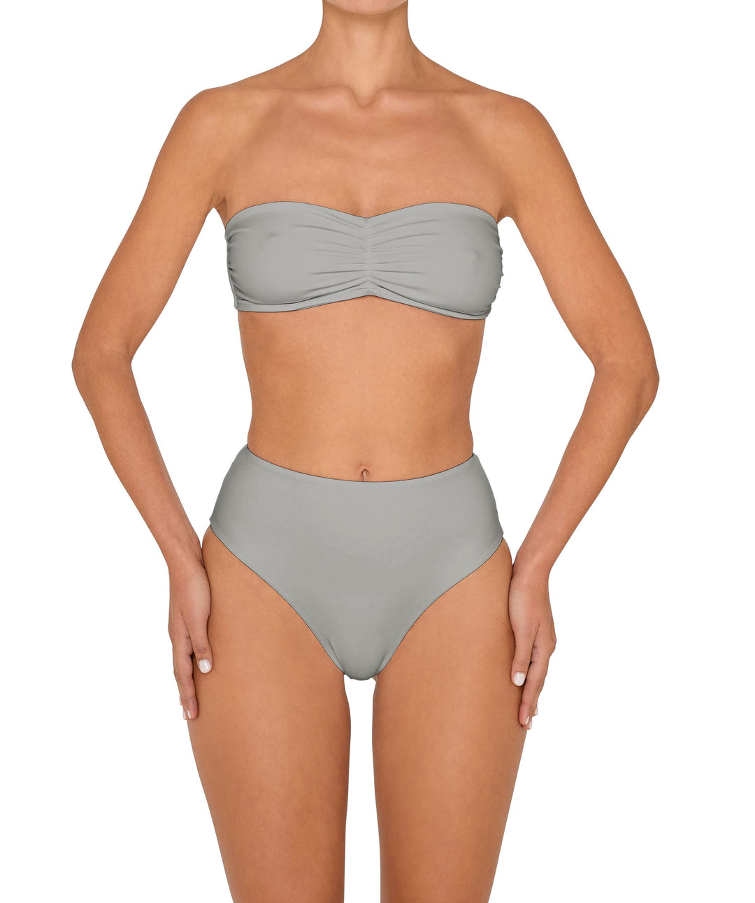 BSWS-T152 Center Front Shirred Bandeau Top