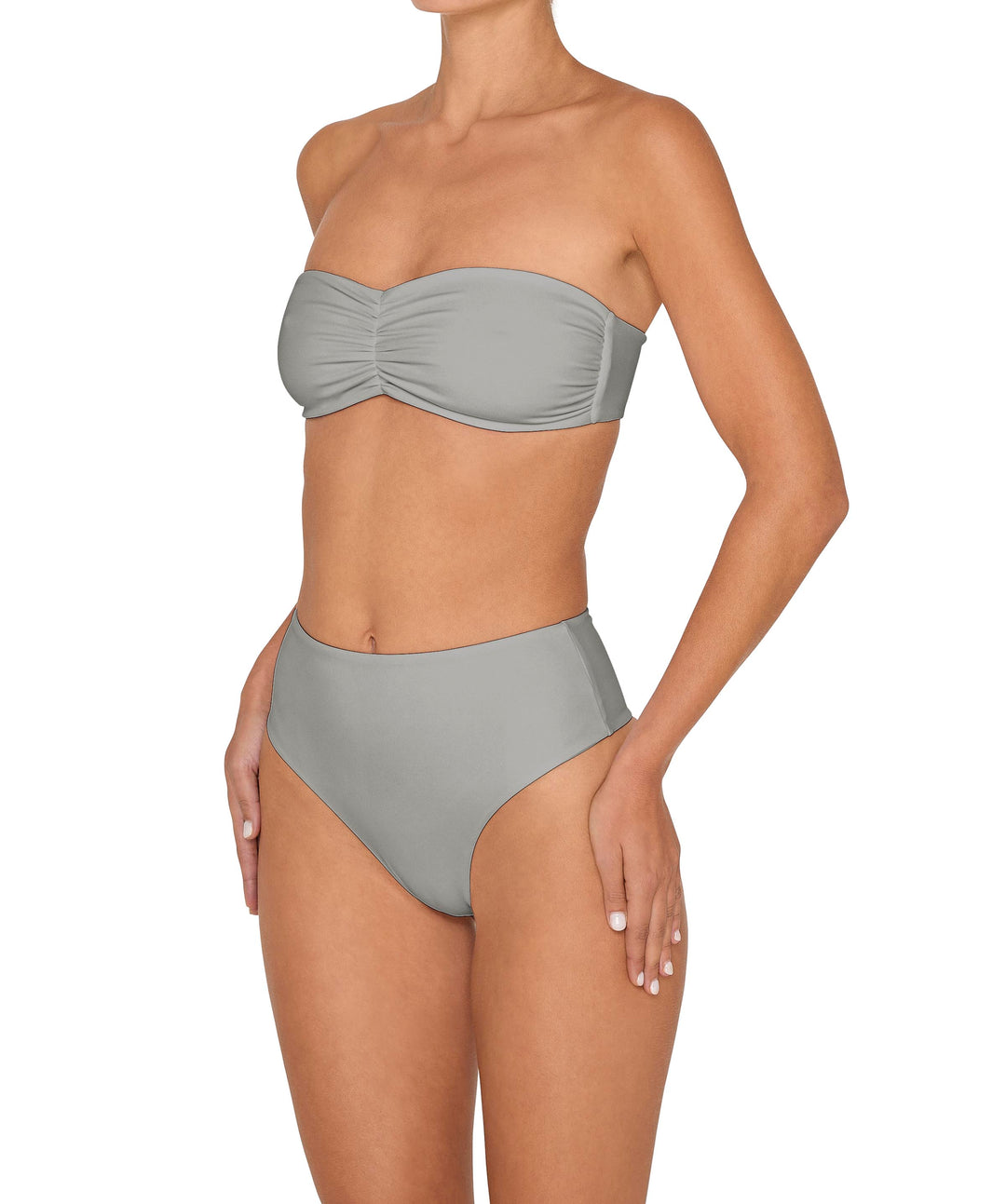 BSWS-T152 Center Front Shirred Bandeau Top