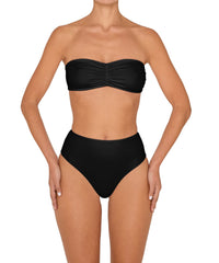 BSWS-T152 Center Front Shirred Bandeau Top
