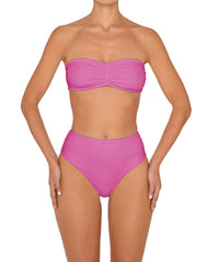BSWS-T152 Center Front Shirred Bandeau Top